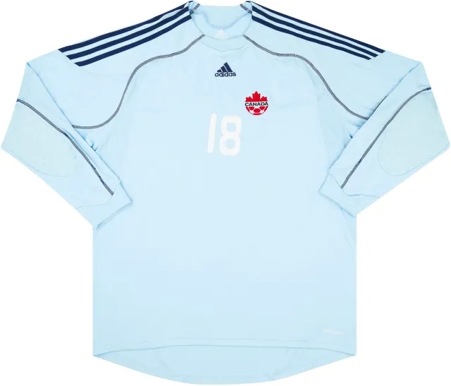 adidas 2009-10 Canada Match Issue GK Shirt #18