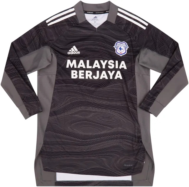 adidas 2021-22 Cardiff Youth Issue GK Shirt #1 - 8/10 - (M)