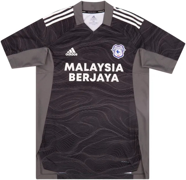 adidas 2021-22 Cardiff Youth Issue GK S/S Shirt #13 - 8/10 - (M)