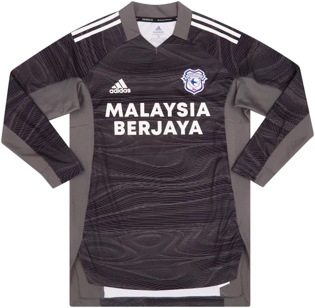 adidas 2021-22 Cardiff Youth Issue GK Shirt #1 - 8/10 - (S)