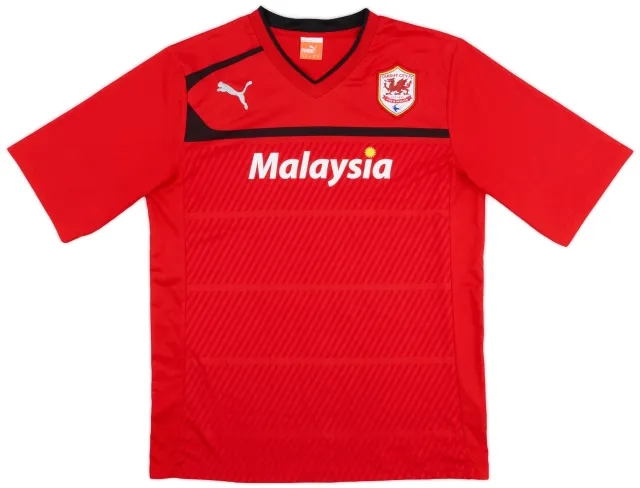 Puma 2012-13 Cardiff Home Shirt - 9/10 - (XL)