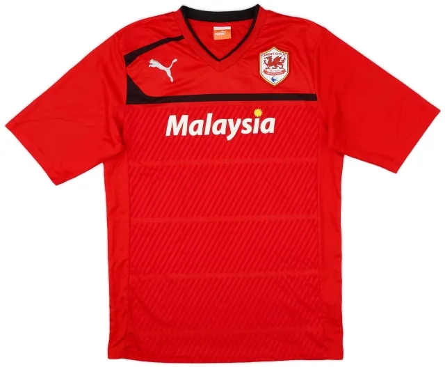 Puma 2012-13 Cardiff Home Shirt - 6/10 - (L)