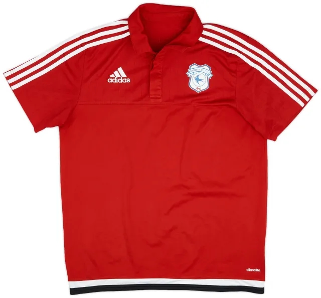 2016-17 Cardiff adidas Polo Shirt - 9/10 - (M)