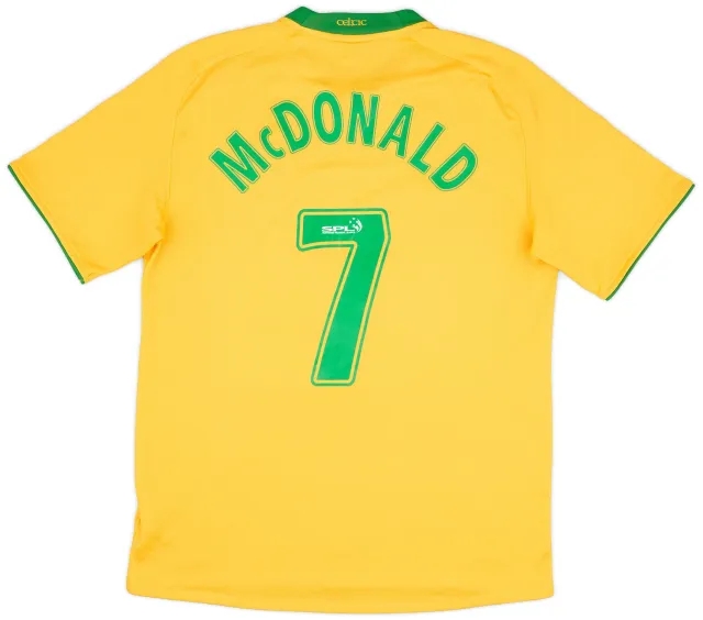 Nike 2008-09 Celtic Away Shirt McDonald #7 - 5/10 - (M)