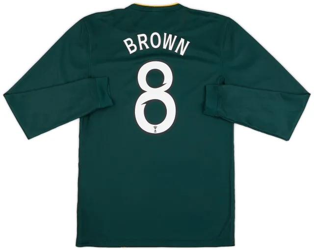 Nike 2014-15 Celtic Away L/S Shirt Brown #8 (S)