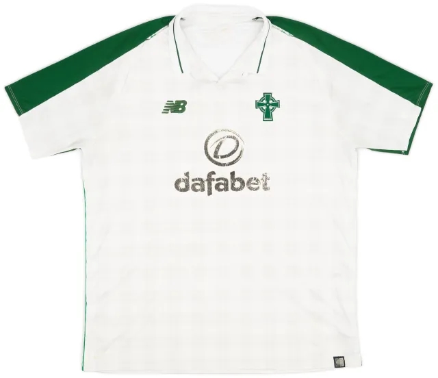 NewBalance 2018-19 Celtic Away Shirt - 5/10 - (XL)