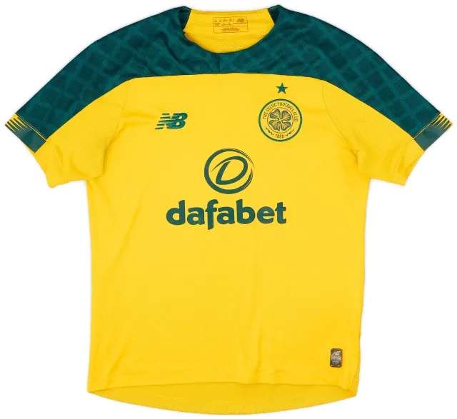 NewBalance 2019-20 Celtic Away Shirt - 8/10 - (M)