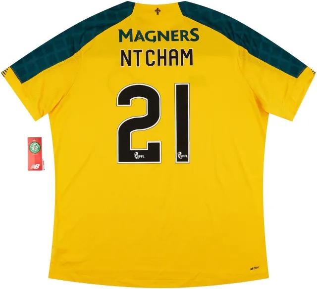 NewBalance 2019-20 Celtic Away Shirt Ntcham #21 (XXL)