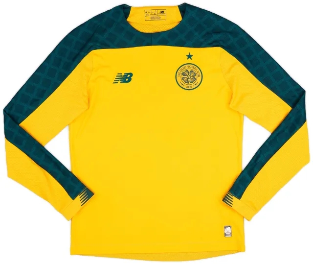 NewBalance 2019-20 Celtic Away L/S Shirt - 9/10 - (S)
