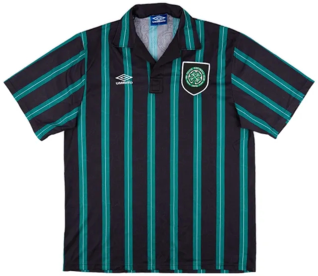 Umbro 1992-93 Celtic Away Shirt - 8/10 - (XL)