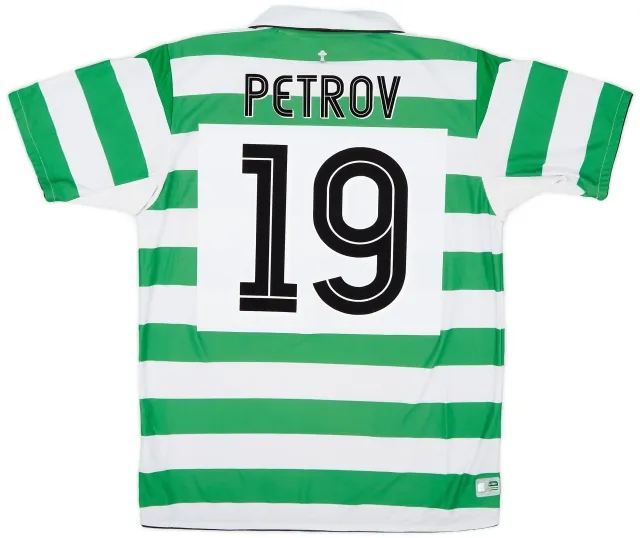Umbro 2004-05 Celtic Home Shirt Petrov #19 - 7/10 - (L)