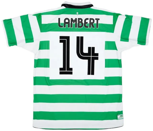 Umbro 2004-05 Celtic Home Shirt Lambert #14 - 9/10 - (XL)