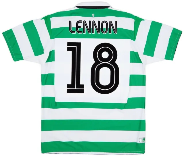 Umbro 2004-05 Celtic Home Shirt Lennon #18 - 7/10 - (M)