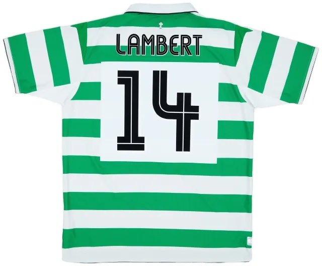 Umbro 2004-05 Celtic Home Shirt Lambert #14 - 8/10 - (XL)