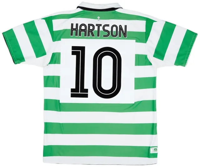 Umbro 2004-05 Celtic Home Shirt Hartson #10 - 6/10 - (L)