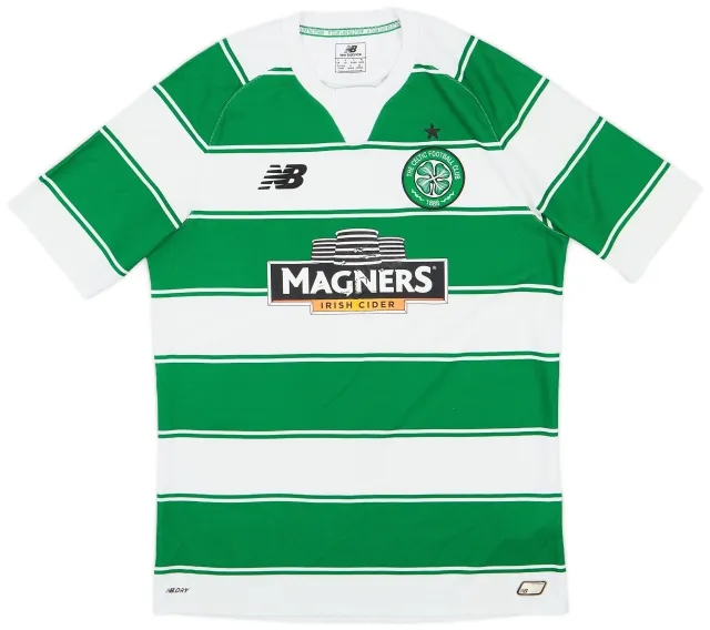 NewBalance 2015-16 Celtic Home Shirt - 5/10 - (S)