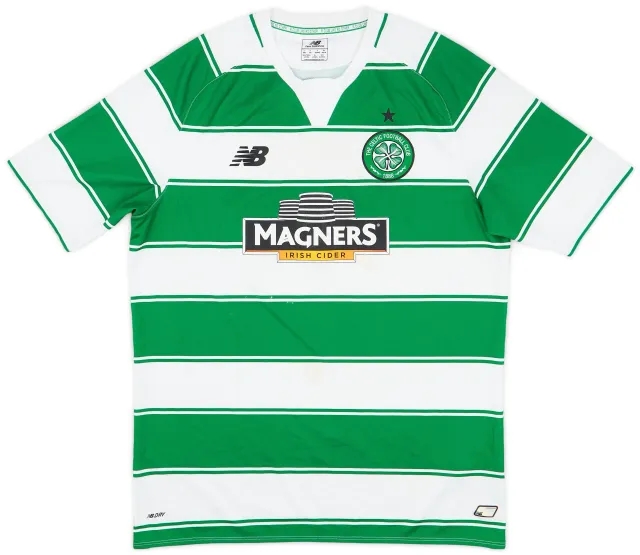 NewBalance 2015-16 Celtic Home Shirt - 5/10 - (L)