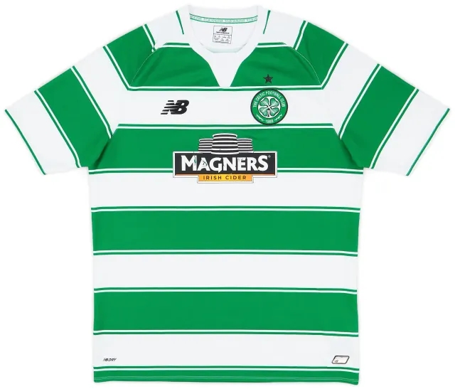 NewBalance 2015-16 Celtic Home Shirt - 6/10 - (L)