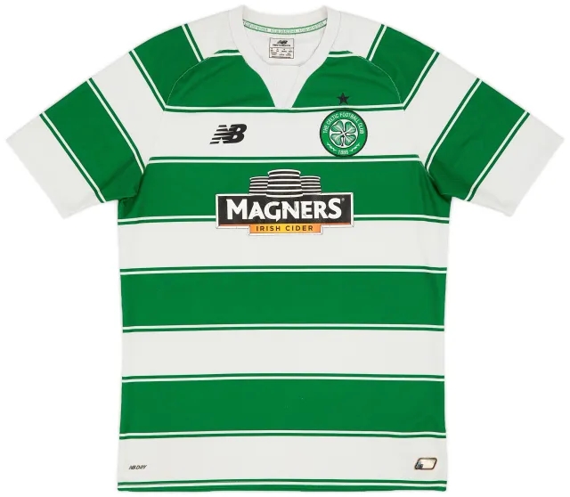NewBalance 2015-16 Celtic Home Shirt - 6/10 - (M)