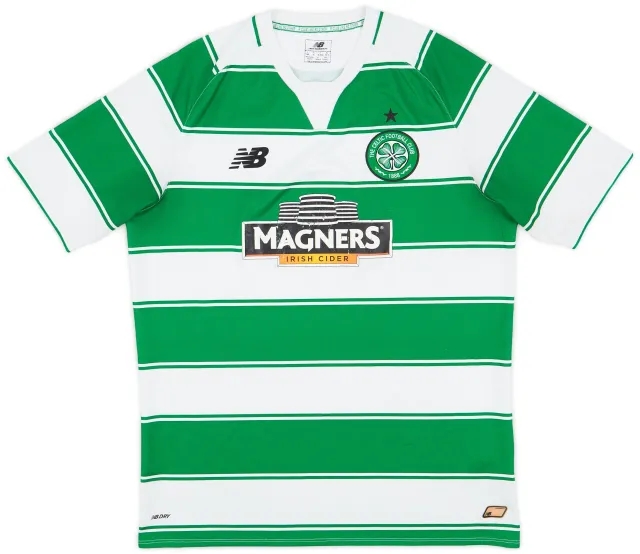 NewBalance 2015-16 Celtic Home Shirt - 5/10 - (L)