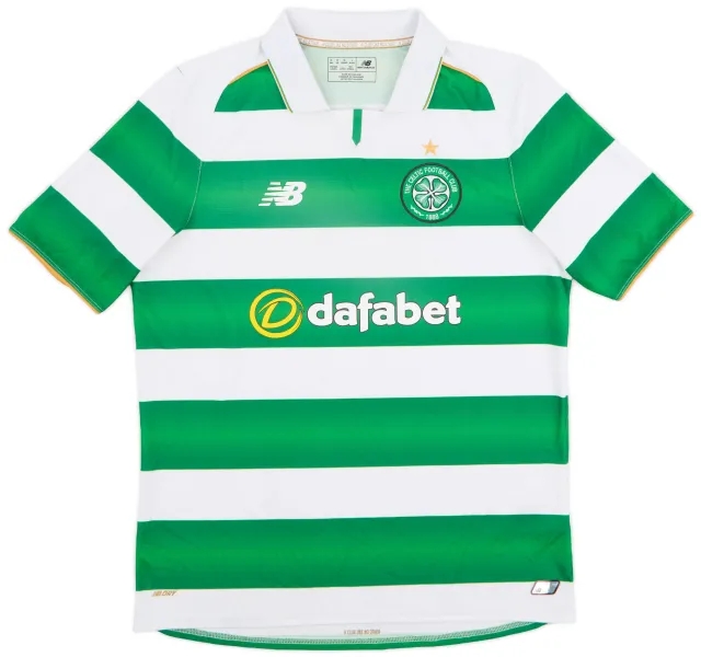 NewBalance 2016-17 Celtic Home Shirt - 8/10 - (M)
