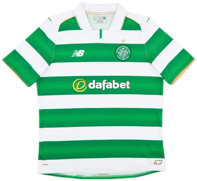 NewBalance 2016-17 Celtic Home Shirt - 8/10 - (L)