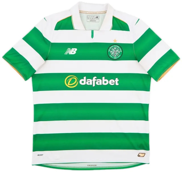 NewBalance 2016-17 Celtic Home Shirt - 6/10 - (L)