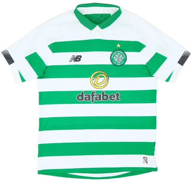 NewBalance 2019-20 Celtic Home Shirt - 9/10 - (L)