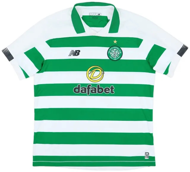 NewBalance 2019-20 Celtic Home Shirt - 8/10 - (XL)