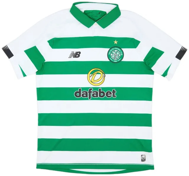 NewBalance 2019-20 Celtic Home Shirt - 9/10 - (L)