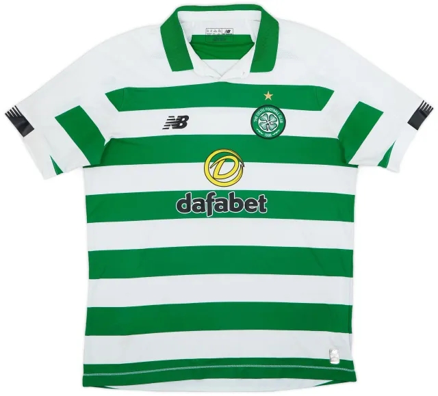 NewBalance 2019-20 Celtic Home Shirt - 7/10 - (XL)
