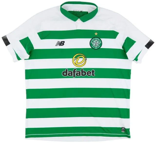 NewBalance 2019-20 Celtic Home Shirt - 9/10 - (XXL)