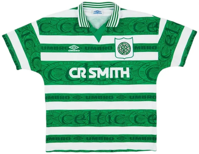 Umbro 1995-97 Celtic Home Shirt #7 - 8/10 - (L)
