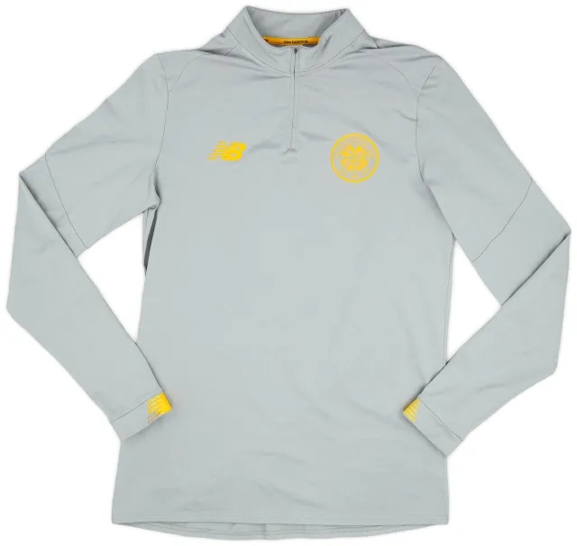 2019-20 Celtic New Balance 1/4 Zip Training Top - 7/10 - (L)