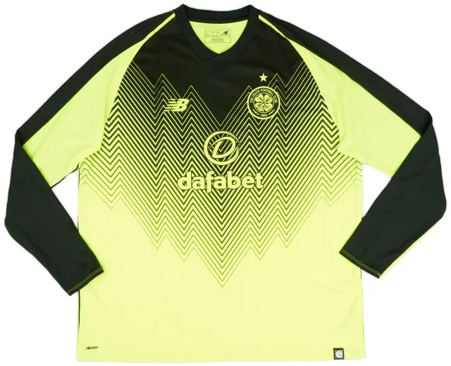 NewBalance 2018-19 Celtic Third L/S Shirt - 8/10 - (XXL)