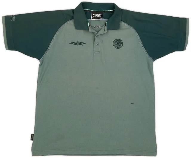 2002-03 Celtic Umbro Polo Shirt - 8/10 - (L)