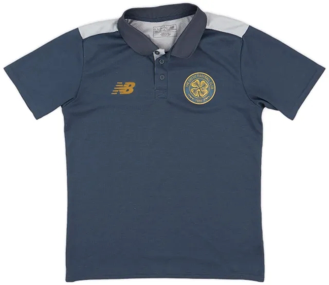 2016-17 Celtic New Balance Polo Shirt - 8/10 - (S)