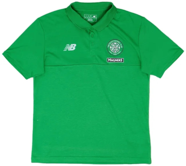 2016-17 Celtic New Balance Polo Shirt - 7/10 - (L)