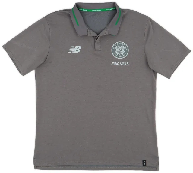 2019-20 Celtic New Balance Polo Shirt - 8/10 - (M)