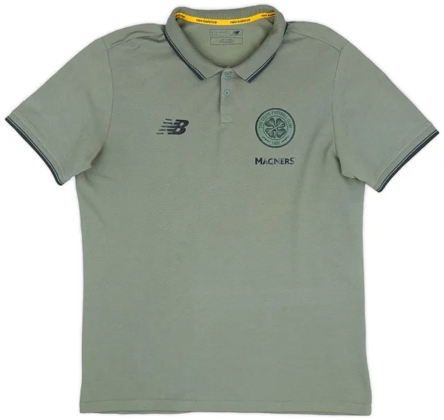 2019-20 Celtic New Balance Polo Shirt - 8/10 - (L)
