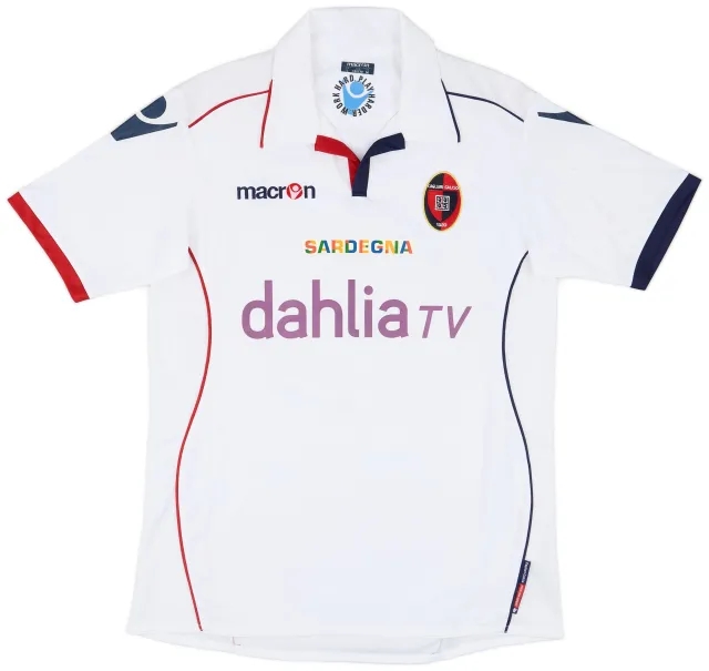 Macron 2010-11 Cagliari Away Shirt - 8/10 - (L)