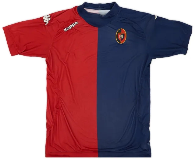 Kappa 2011-12 Cagliari Home Shirt - 7/10 - (M)