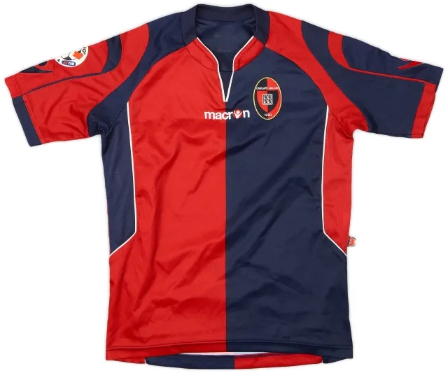 Macron 2009-10 Cagliari Home Shirt - 8/10 - (XS)