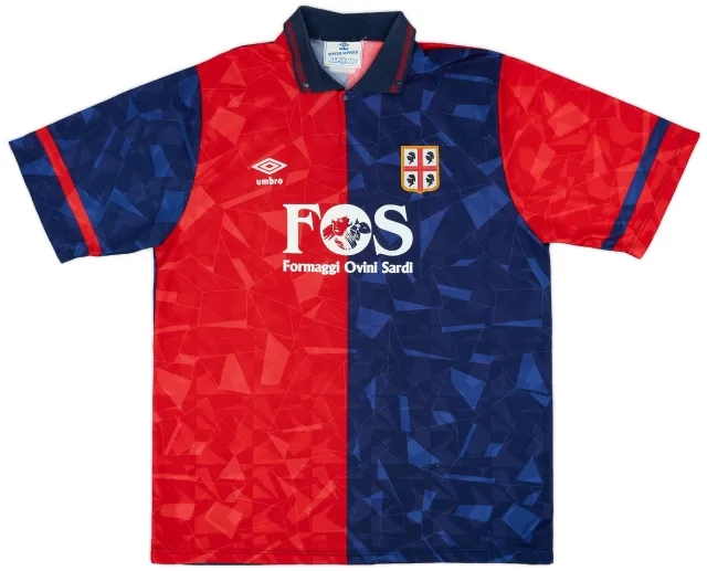 Umbro 1990-93 Cagliari Home Shirt - 8/10 - (XL)