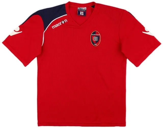 2009-10 Cagliari Macron Training Shirt - 8/10 - (XS)