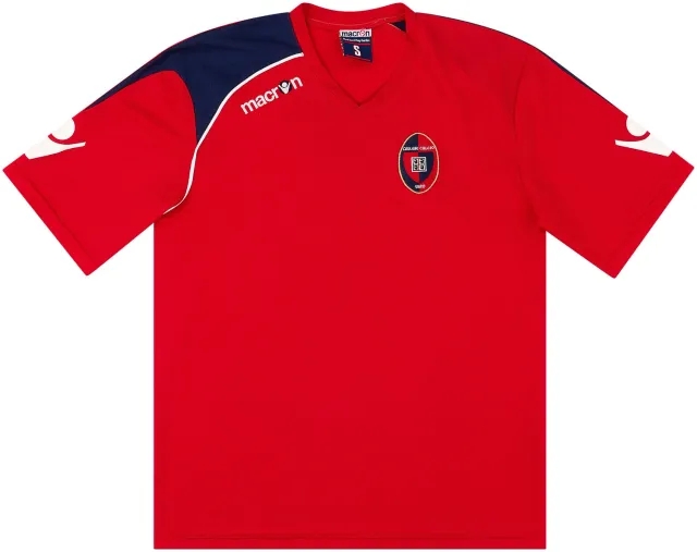 2010s Cagliari Macron Training Shirt - 8/10 - (S)