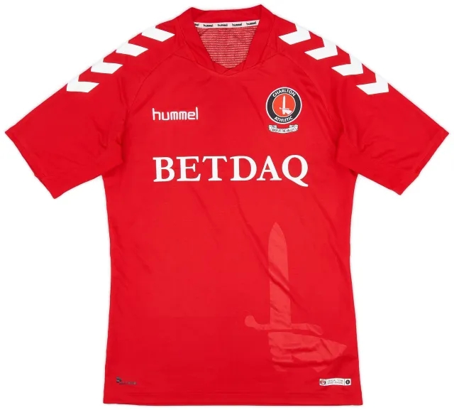 Hummel 2017-18 Charlton Home Shirt - 7/10 - (S)