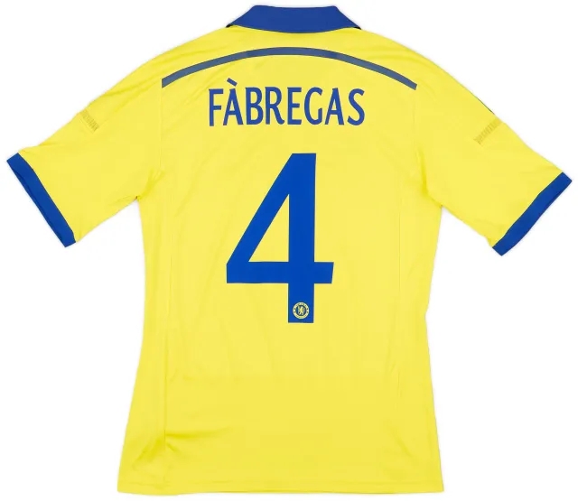 adidas 2014-15 Chelsea Away Shirt Fabregas #4 - 6/10 - (S)