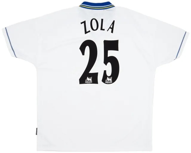 Umbro 1998-00 Chelsea Away Shirt Zola #25 (XXL)