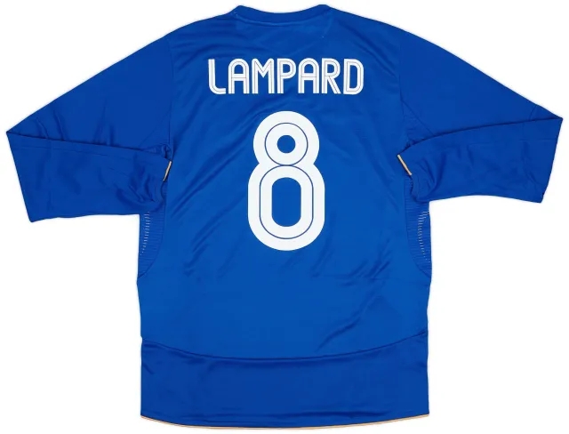 Umbro 2005-06 Chelsea Centenary Home L/S Shirt Lampard #8 (M)